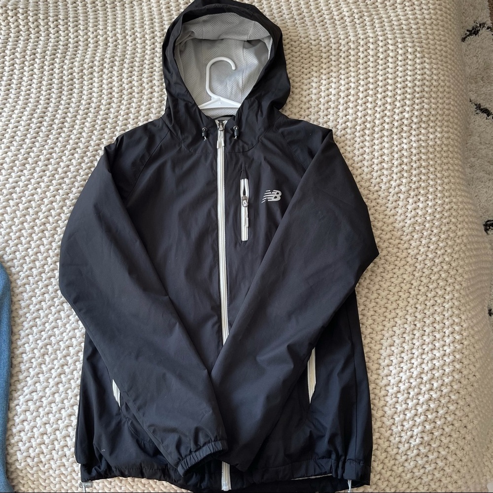 New Balance Black Windbreaker